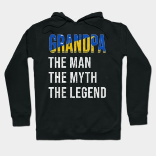 Grand Father Tokelaun Grandpa The Man The Myth The Legend - Gift for Tokelaun Dad With Roots From  Tokelau Hoodie